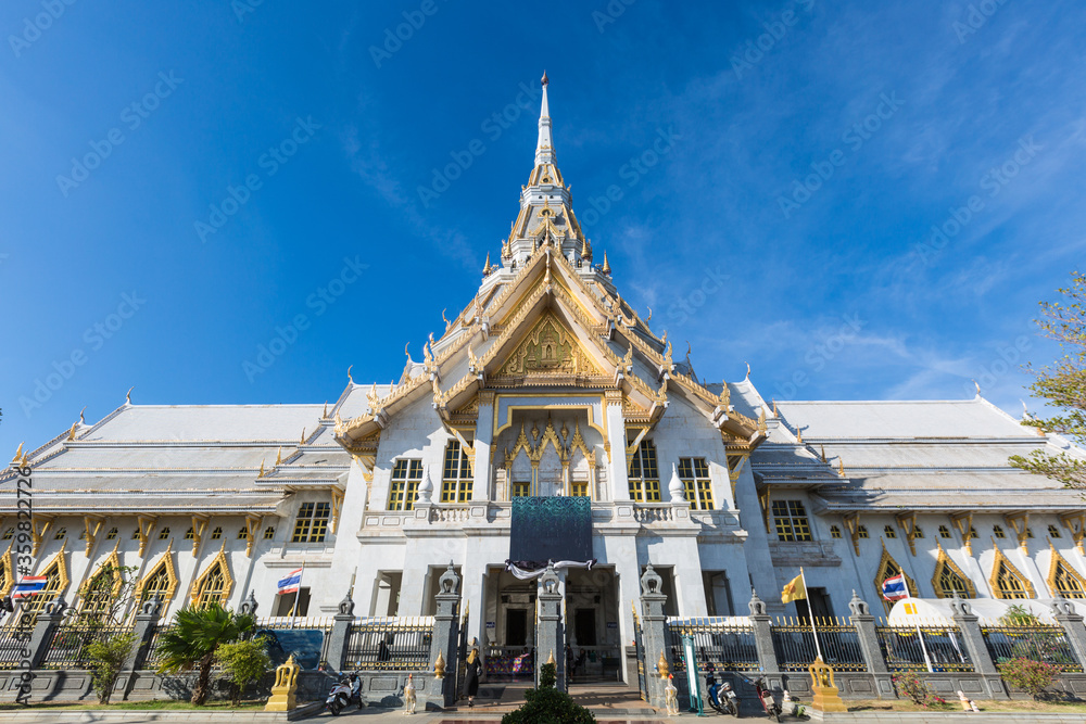 Sothonwararam temple at Chachoengsao Thailand