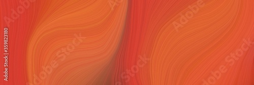 soft abstract artistic waves graphic with abstract waves design with coffee, firebrick and sienna color