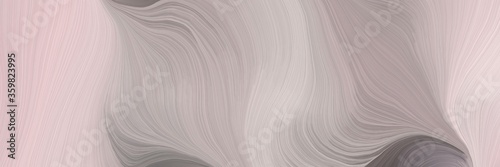 soft artistic art design graphic with abstract waves design with silver, dim gray and gray gray color