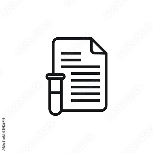 Photos Blood test icon design isolated on white background
