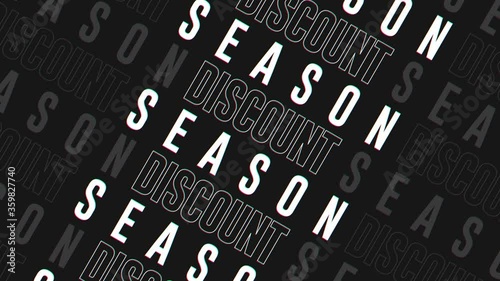 Super Sale text loop typography animation on transparent background. Horizontal and Vertical endless stock motion graphic footage.
