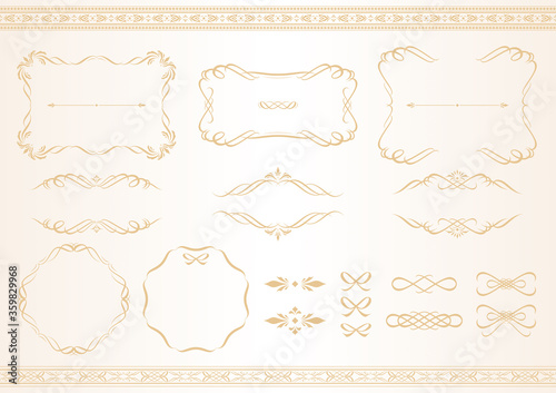 elegance frame ornament set