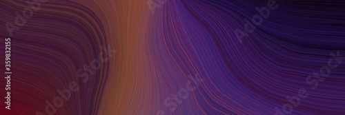 colorful vibrant artistic art design graphic with smooth swirl waves background illustration with very dark magenta, very dark violet and very dark blue color