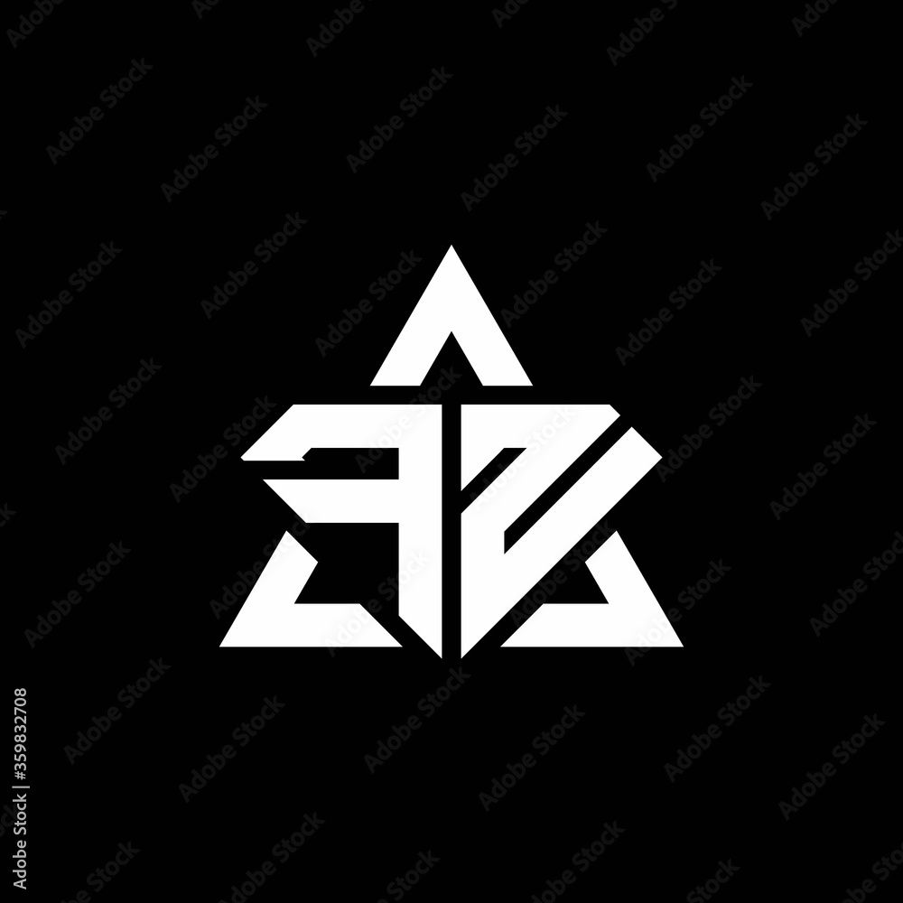 FN monogram logo with diamond shape and triangle outline FN monogram logo with diamond shape and triangle outline