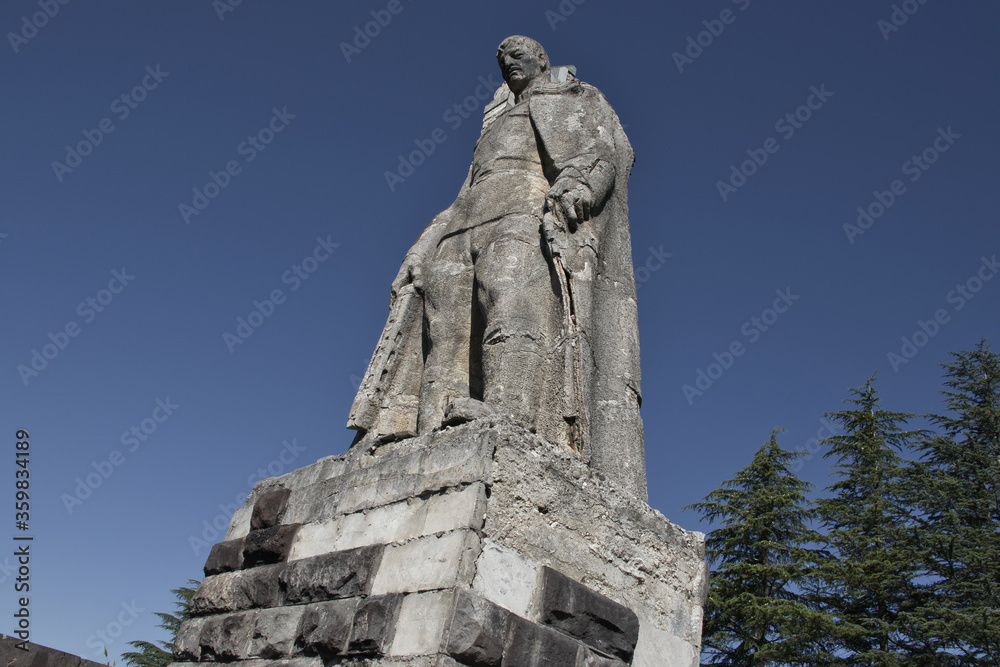 Obraz premium Monument to the victims of World War II, the city of Martvili, Samegrelo Zemo Svaneti, Georgia.