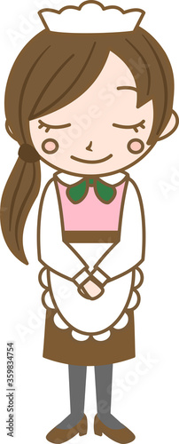 スウィーツ店の店員（女性）