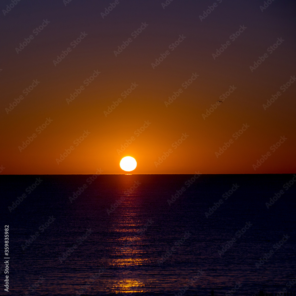 Dawn on the island of Djerba, Tunisia
