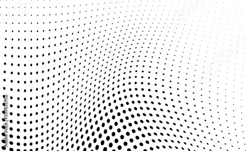 The halftone texture is monochrome. Vector chaotic background