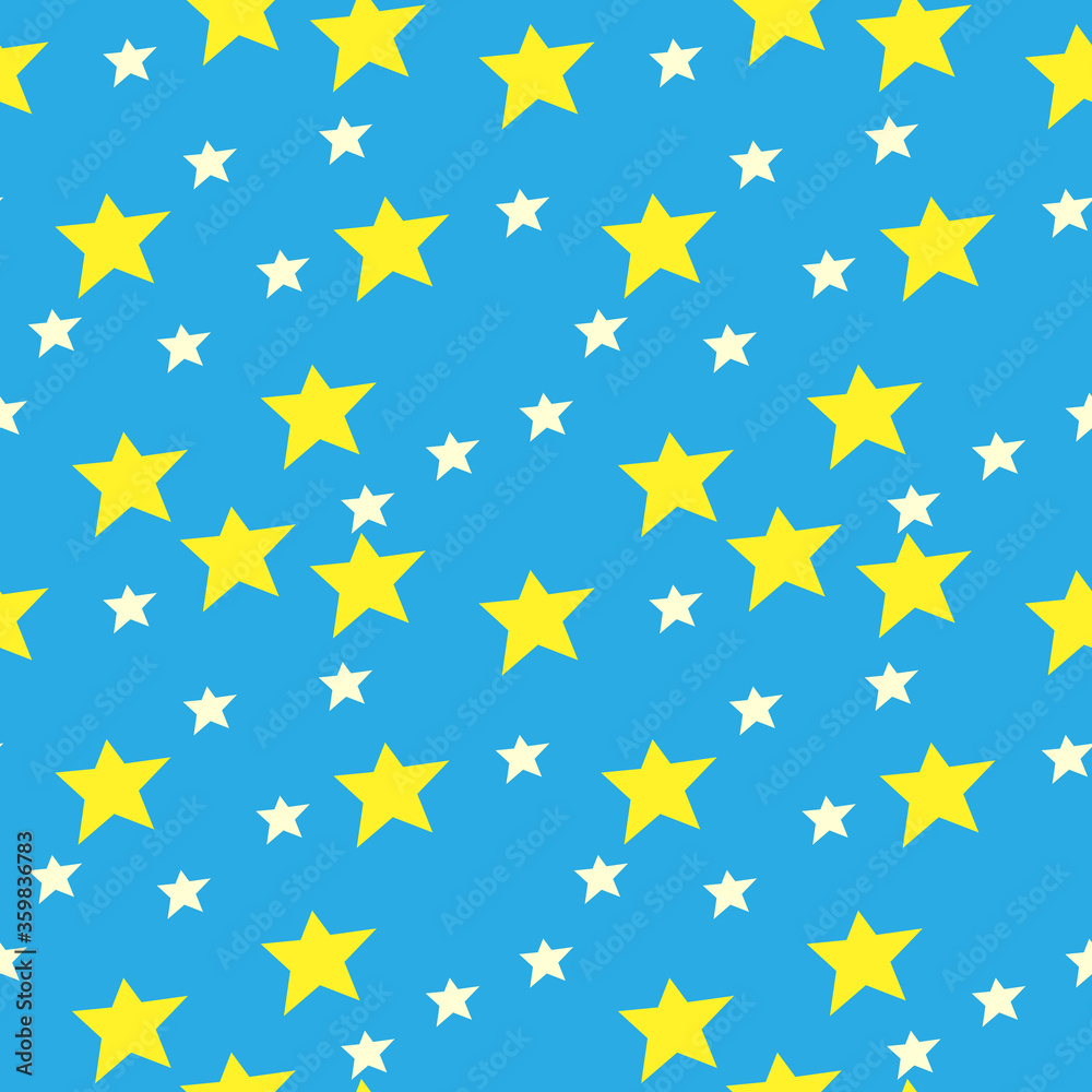 Star seamless pattern.Design template for wallpaper,fabric,wrapping,textile