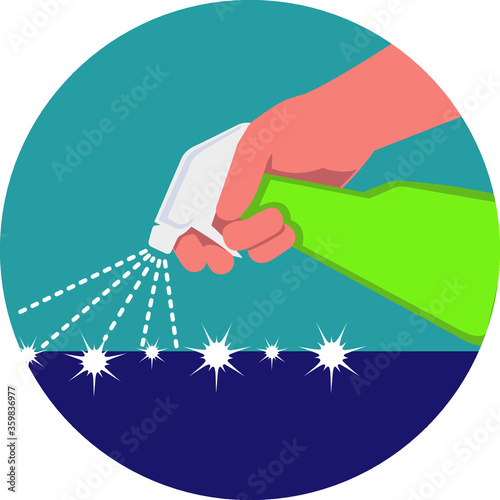 Clean and disinfect frequently touched surface.