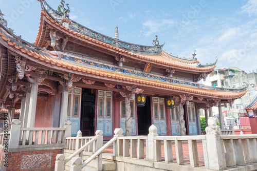 Changhua Confucian Temple in Changhua  Taiwan. The temple was originally built in 1726.