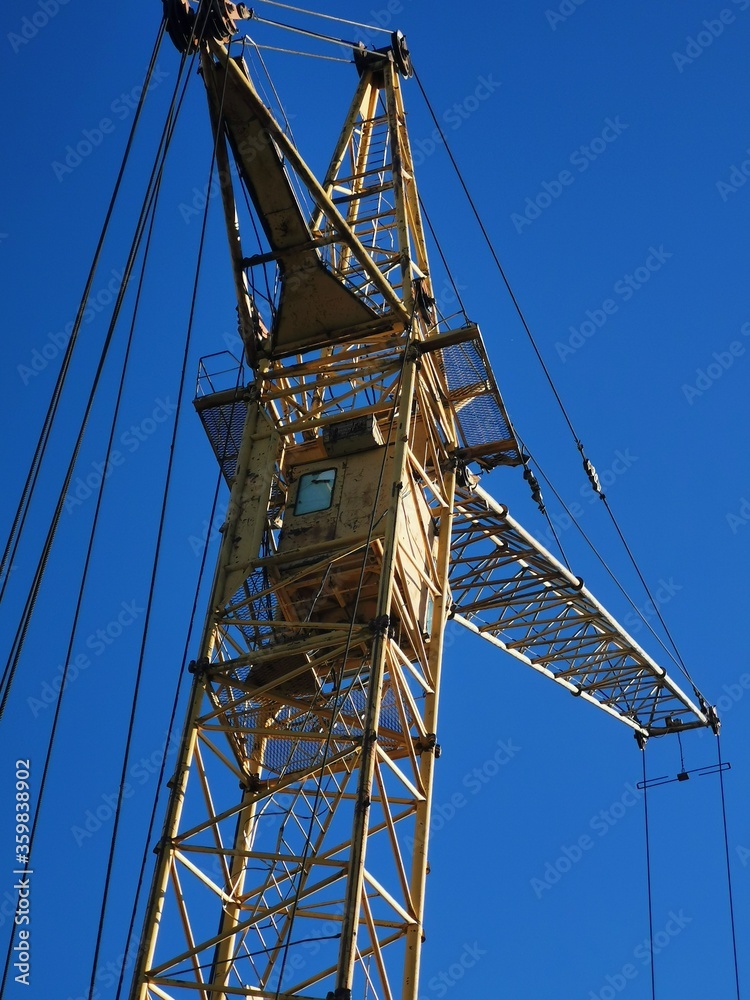 crane on a construction site