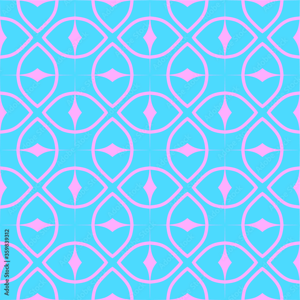Fototapeta premium seamless geometric pattern with geometric shapes,Fabric pattern,Tile pattern,Carpet pattern,Wallpaper pattern,Pottery pattern,Graphic resources,mesh