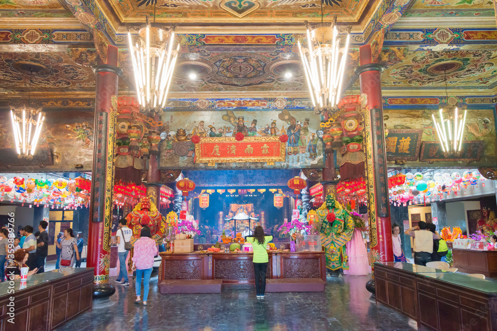 Xiluo Fuxing Temple in Xiluo, Yunlin, Taiwan. The temple was originally built in 1717.