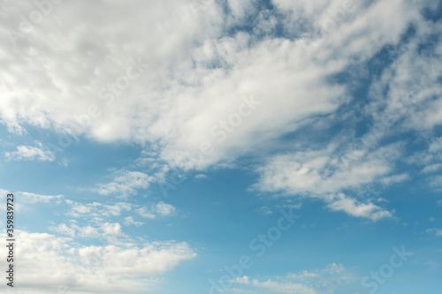 Fototapeta Naklejka Na Ścianę i Meble -  summer blue sky with white clouds.