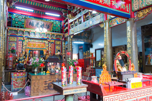 Chenghuang Temple in Taichung, Taiwan. The temple was originally built in 1889.