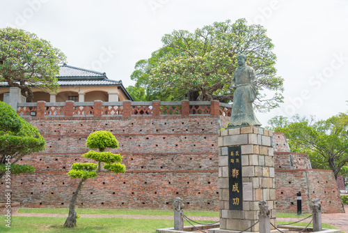 Koxinga Statue at Anping Old Fort in Tainan, Taiwan. Koxinga(1624-1662) was a Chinese Ming loyalist who resisted the Qing conquest of China in the 17th century. photo