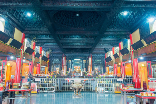 Xinying Taizi Temple in Yanshuei District, Tainan, Taiwan. Temple was originally built in 1688, New Temple built in 1992. photo