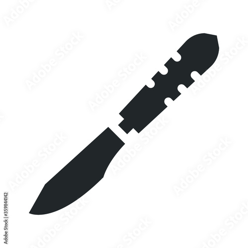 Surgery scalpel icon