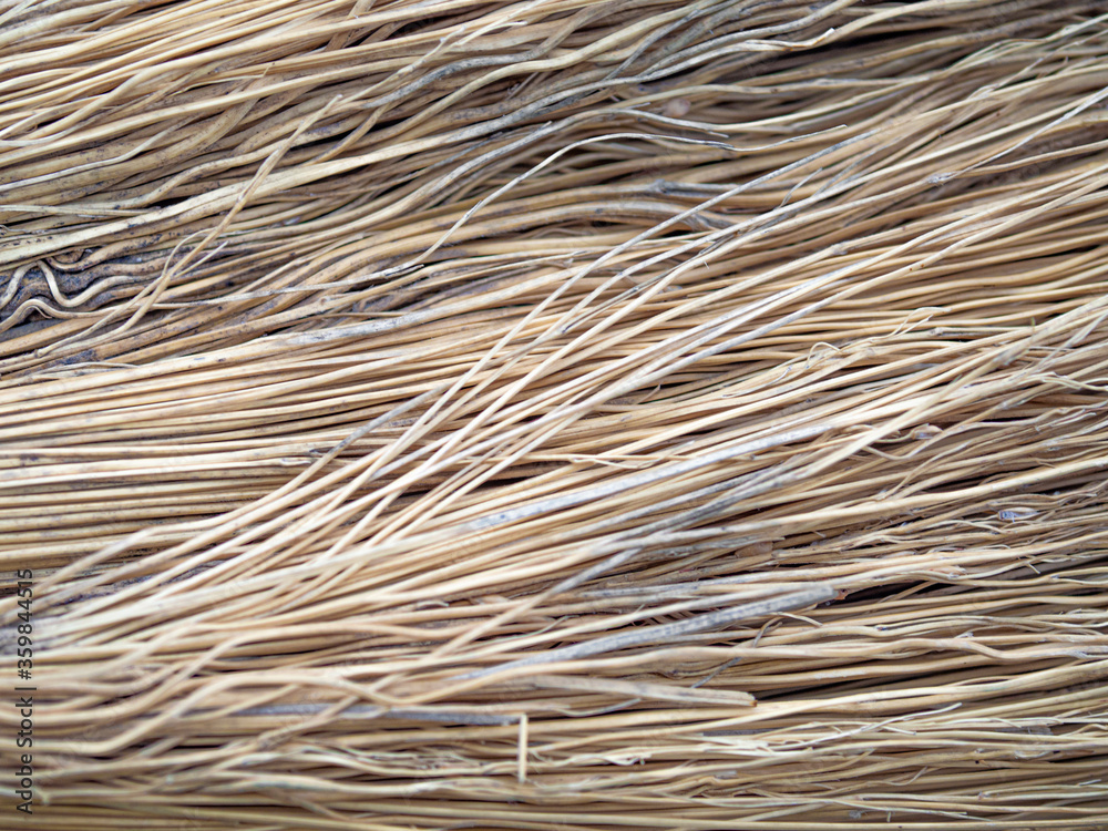 Abstract structure made of broom Abstract structure made of broom