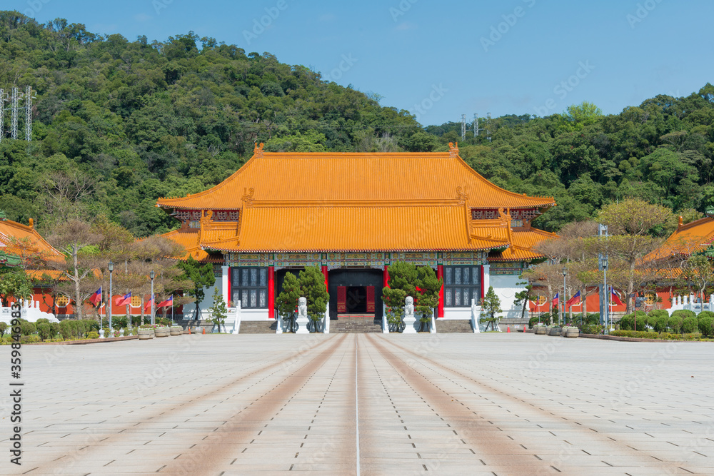 National Revolutionary Martyrs' Shrine (Taipei Martyrs' Shrine). a famous tourist spot in Taipei, Taiwan. National Revolutionary Martyrs' Shrine (Taipei Martyrs' Shrine). a famous tourist spot in Taipei, Taiwan.