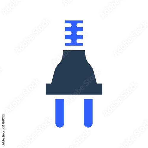 Electric plug socket icon