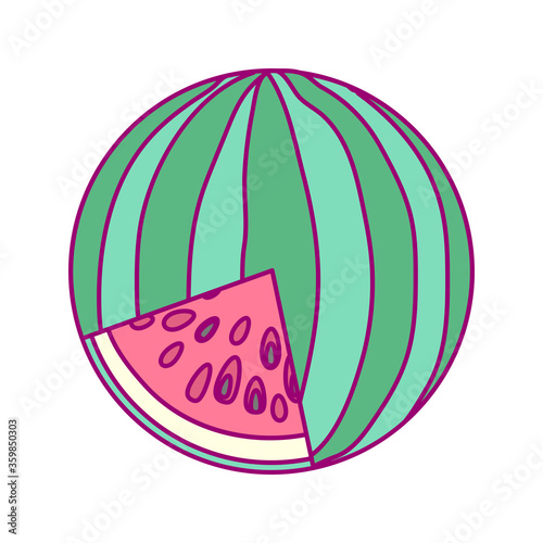 vector template round fruit. print for disposable tableware