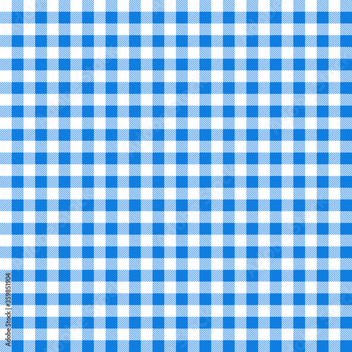 Blue Plaid Digital paper, Lumberjack plaid ,Scrapbook Pack Seamless Patterns, Buffalo Check Picnic Tablecloth, Gingham Backgrounds. Color could be easy changed. Vector illustration. EPS 10.