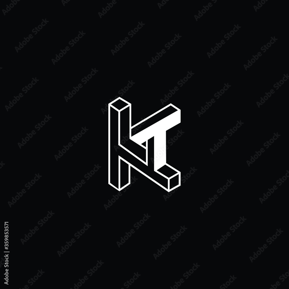 Professional Innovative 3D Initial KT logo and TK logo. Letter KT TK Minimal elegant Monogram. Premium Business Artistic Alphabet symbol and sign Professional Innovative 3D Initial KT logo and TK logo. Letter KT TK Minimal elegant Monogram. Premium Business Artistic Alphabet symbol and sign