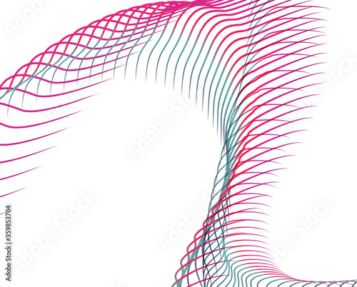 Abstract background blend wave line design for Wallpaper, Banner, Background, Card, Book Illustration, landing page