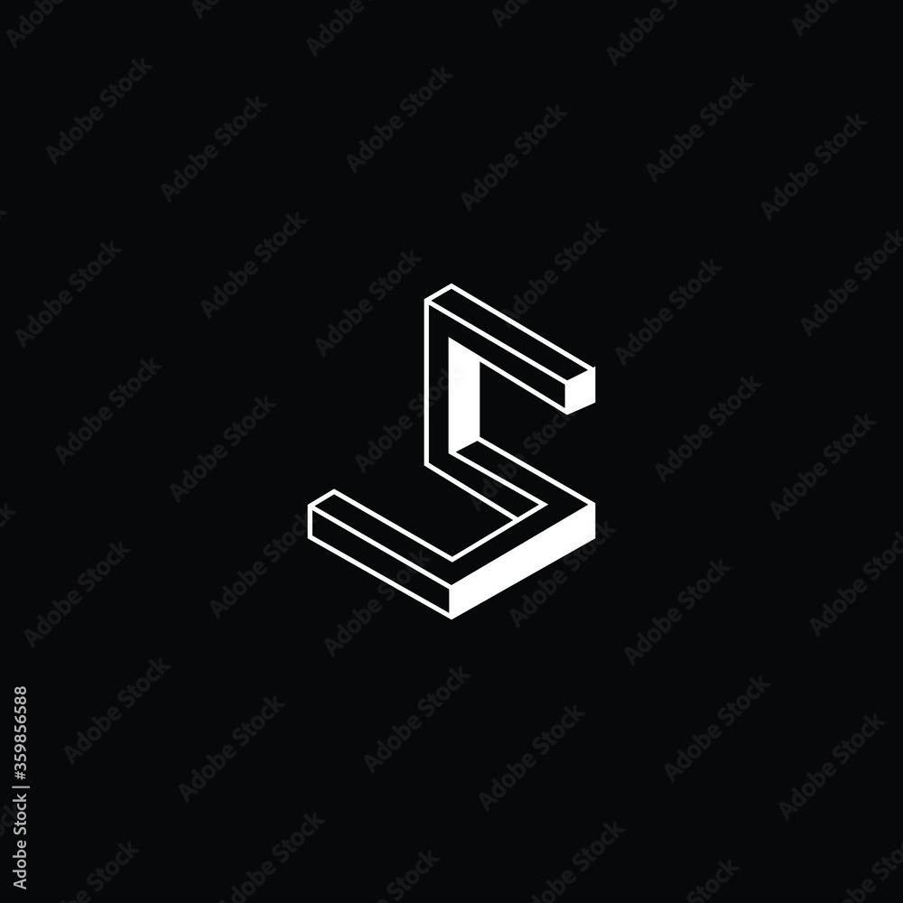 Professional Innovative 3D Initial S logo and SS logo. Letter S SS Minimal elegant Monogram. Premium Business Artistic Alphabet symbol and sign Professional Innovative 3D Initial S logo and SS logo. Letter S SS Minimal elegant Monogram. Premium Business Artistic Alphabet symbol and sign