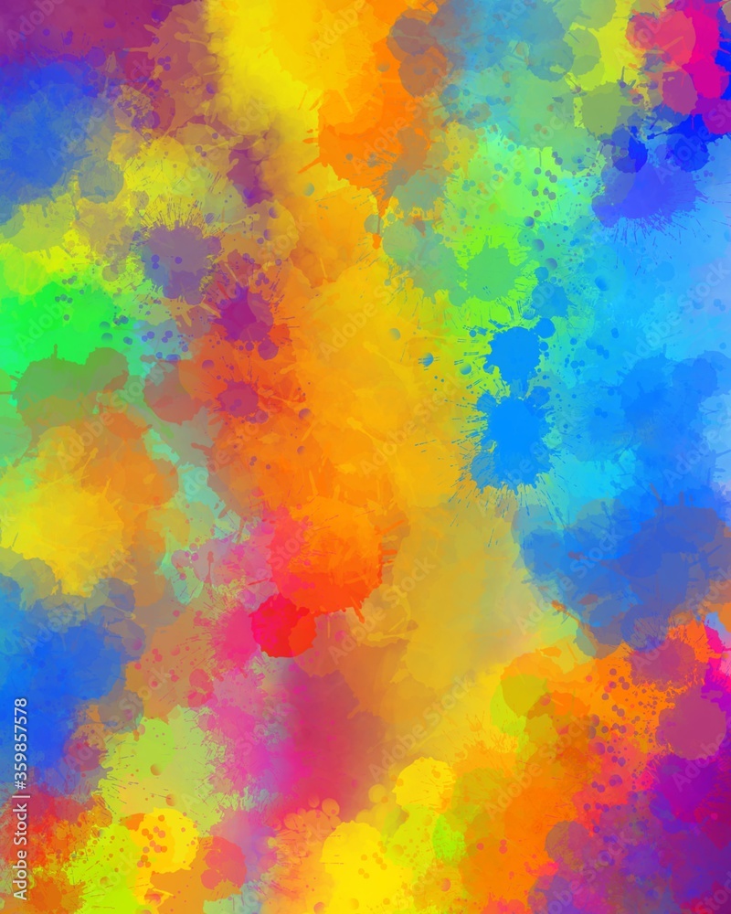 colorful watercolor background
