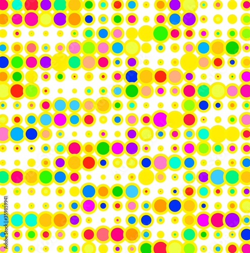 Fototapeta Naklejka Na Ścianę i Meble -  pattern with colorful circles