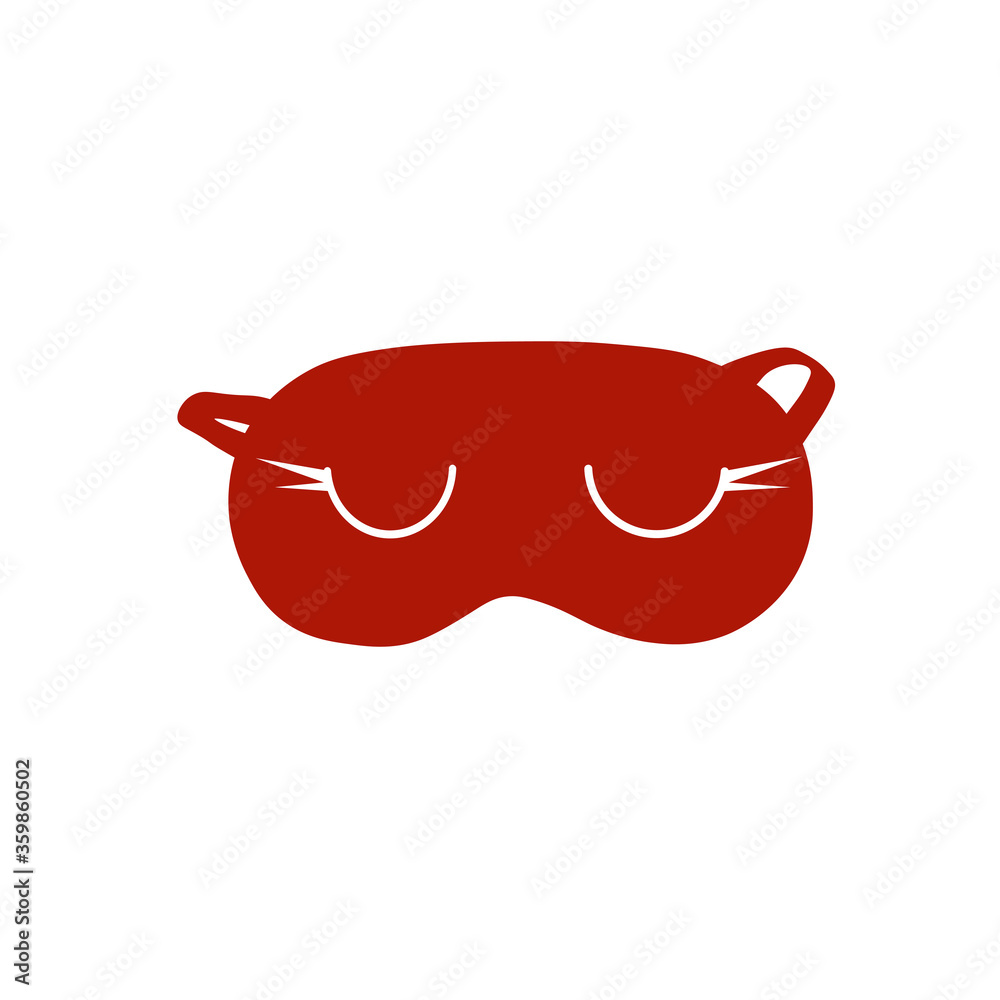 Vector stock illustration of a sleep mask Vector stock illustration of a sleep mask