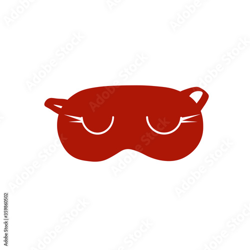 Vector stock illustration of a sleep mask