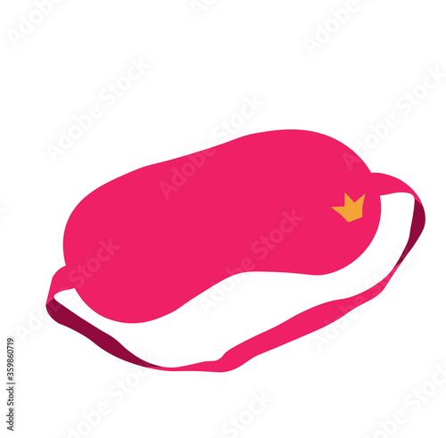 Vector stock illustration of a sleep mask