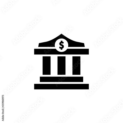 bank icon logo illustration design