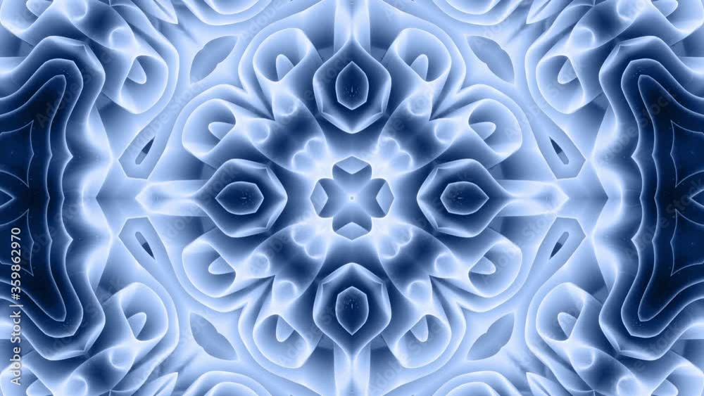 3d Pattern Smooth Smooth looped animation of 3d abstract soft black matte 3d shape in ...