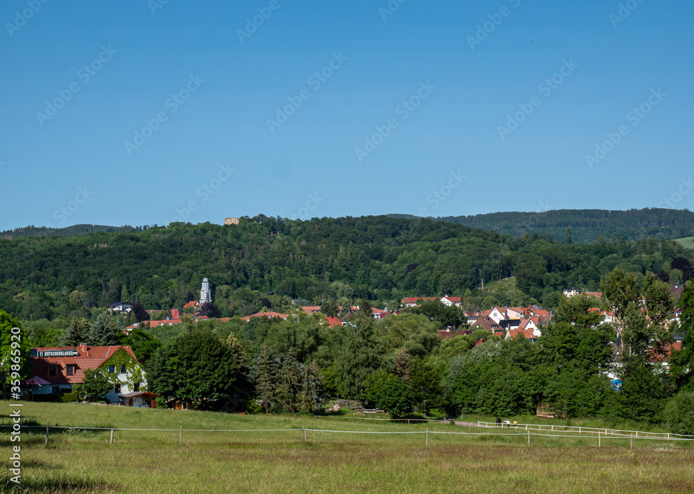 Blick über Bad Liebenstein in Thüringen Blick über Bad Liebenstein in Thüringen