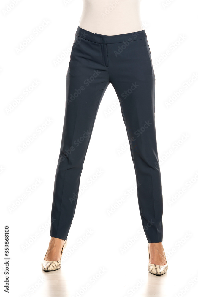 Front view of female formal trousers Front view of female formal trousers