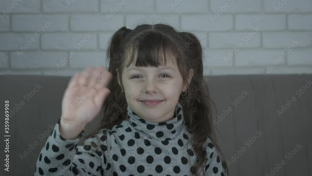 Child with rap dance. Cheerful little girl dancing to the camera. Child with rap dance. Cheerful little girl dancing to the camera.