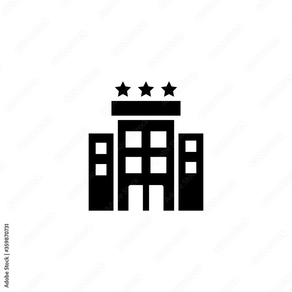 hotel icon logo illustration design hotel icon logo illustration design