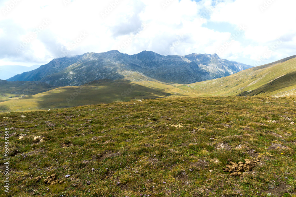 Fototapeta premium Landscape of Rila Mountan near The Seven Rila Lakes, Bulgaria