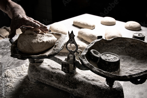 Old bakery scale.