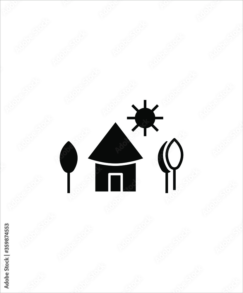 village icon,vector best flat icon. village icon,vector best flat icon.