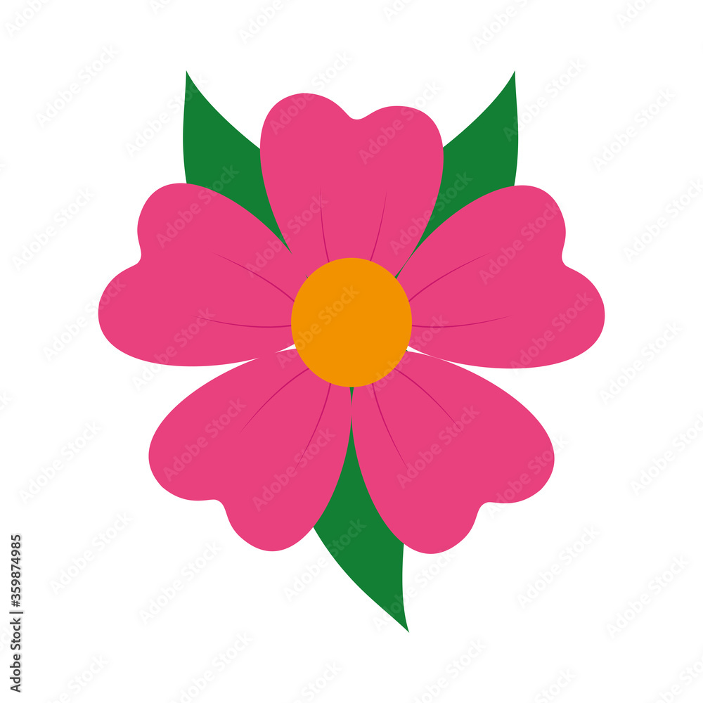 beautiful flower icon, flat style beautiful flower icon, flat style
