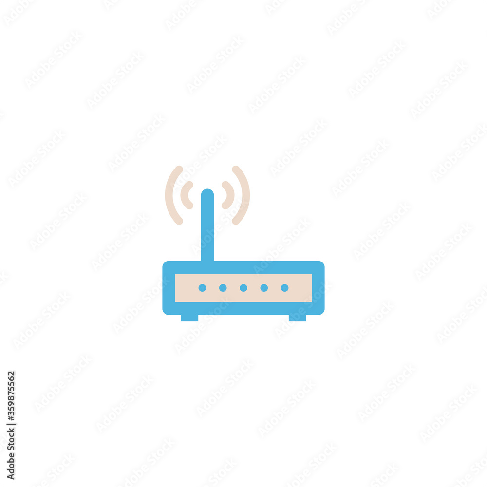internet router icon flat vector logo design trendy internet router icon flat vector logo design trendy