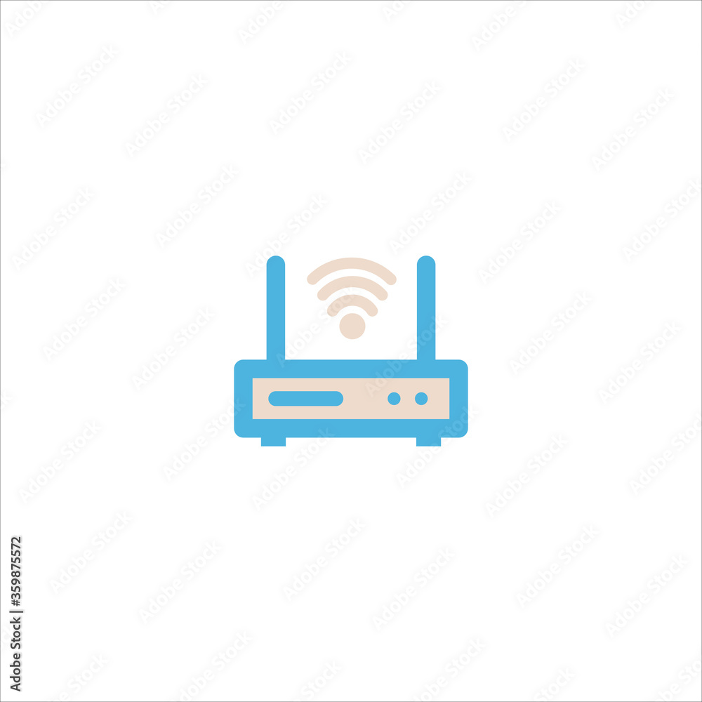 internet router icon flat vector logo design trendy internet router icon flat vector logo design trendy
