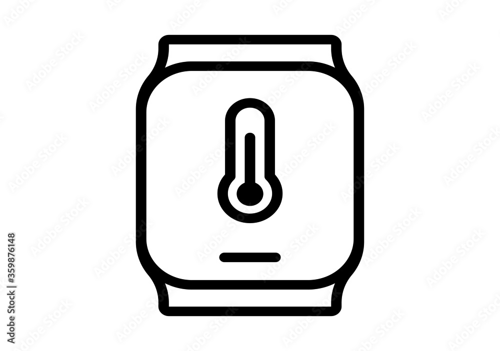 Thermometer Icon , Smart Watch Icon Thermometer Icon , Smart Watch Icon