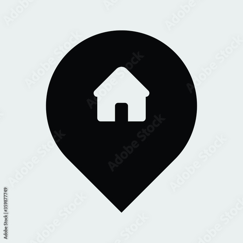 home icon isolated vector illustration